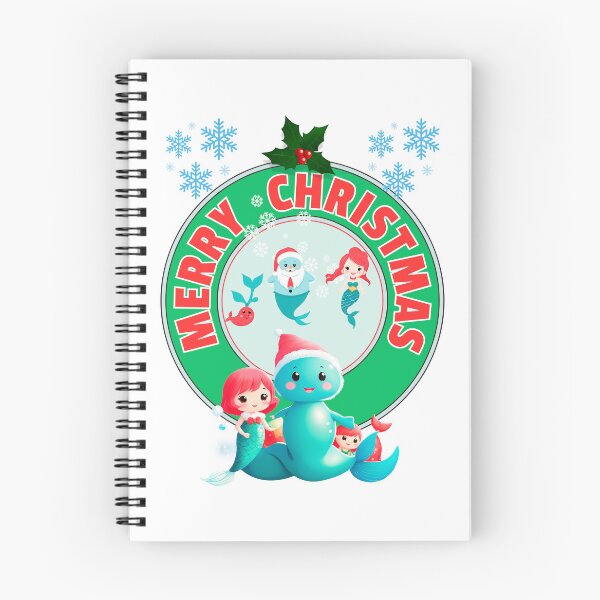 Item preview, Happy Christmas Mermaids designed and sold by RoseAIArtRhythm.