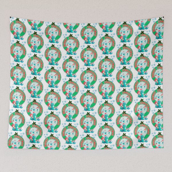 Item preview, Happy Christmas Mermaids designed and sold by RoseAIArtRhythm.