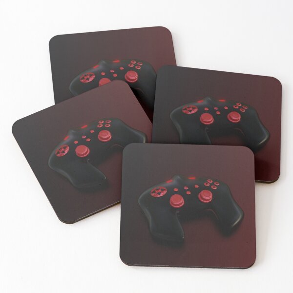 Item preview, Red and Black Game Controller designed and sold by SuzanaTArt.