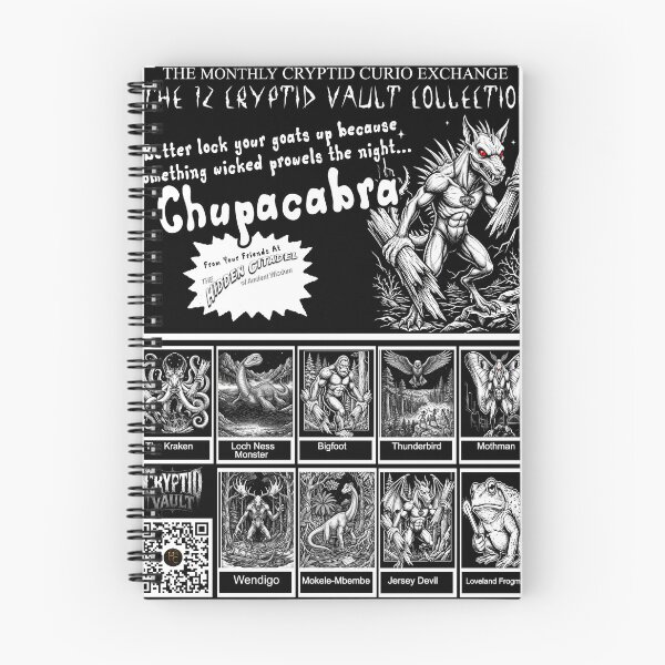 Item preview, Chupacabra Cryptid of the Month designed and sold by HiddenCitadel.
