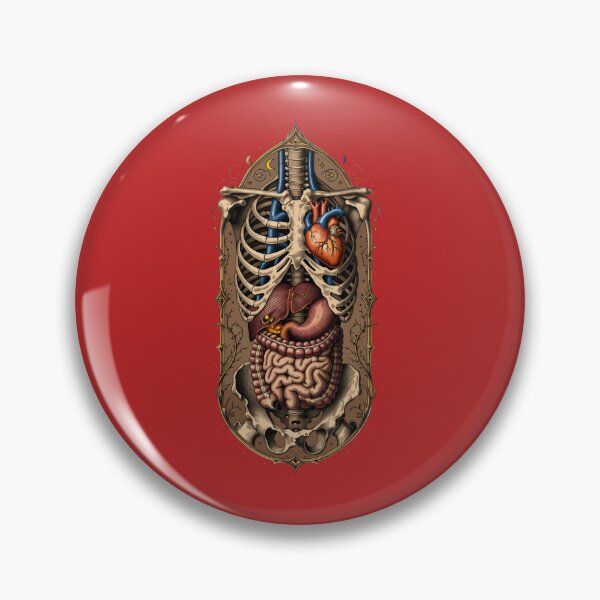 Item preview, Human Anatomy Vintage Gothic Illustration – Full Body Internal Organs designed and sold by Mousy17.