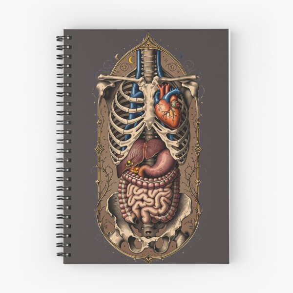 Item preview, Human Anatomy Vintage Gothic Illustration – Full Body Internal Organs designed and sold by Mousy17.