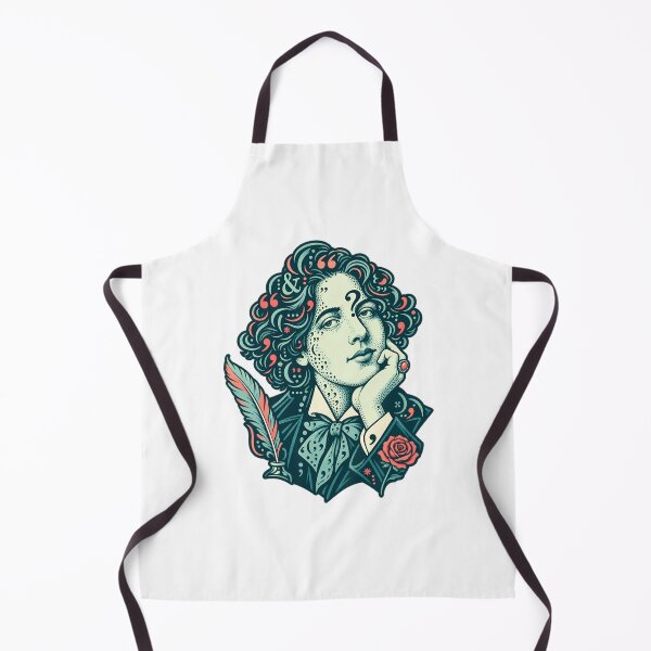 Item preview, Oscar Wilde Portrait Drawn in Punctuation designed and sold by Fenay Designs.