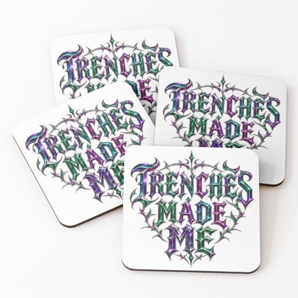 Item preview, Trenches Made Me Gothic Streetwear designed and sold by Ooops Radio x Everbloom.