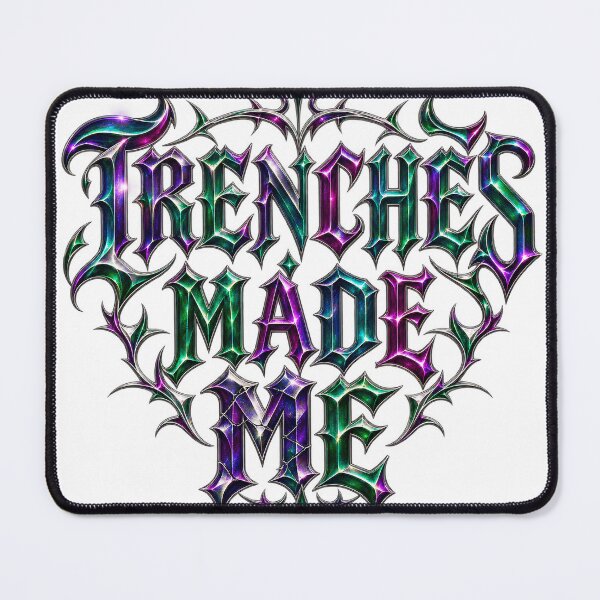 Item preview, Trenches Made Me Gothic Streetwear designed and sold by Ooops Radio x Everbloom.