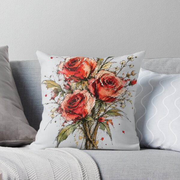Aperçu de l'œuvre Roses en fleurs créée et vendue par Quelon.