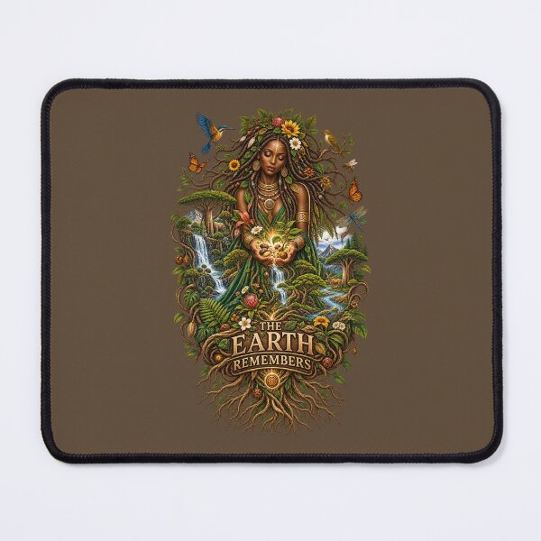 Item preview, The Earth Remembers | Mother Nature Art | Sacred Seed of Life Illustration designed and sold by 'VARI'.