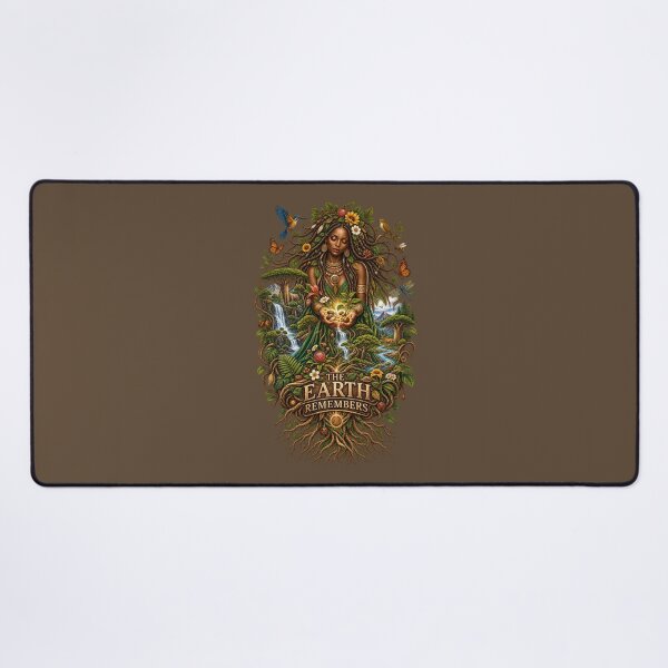Item preview, The Earth Remembers | Mother Nature Art | Sacred Seed of Life Illustration designed and sold by 'VARI'.