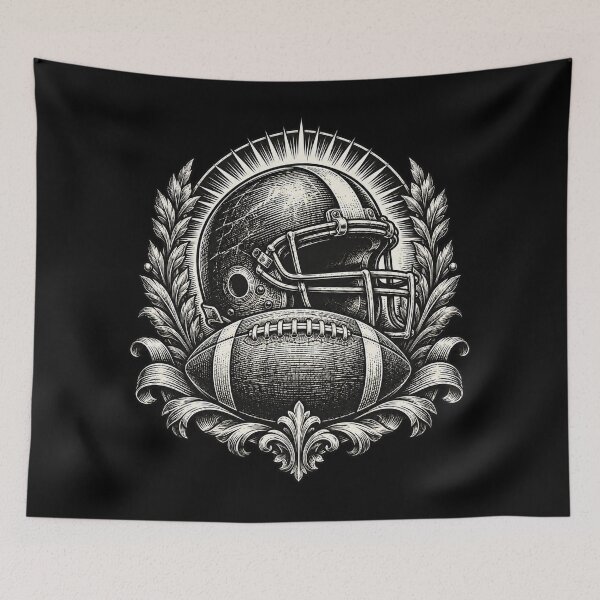 Item preview, Vintage Gridiron Crest designed and sold by Peachy Dreams.