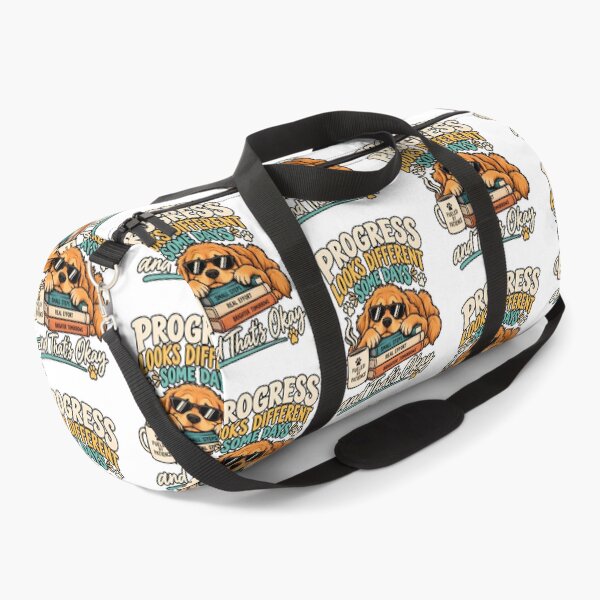 Item preview, Progress Looks Different Some Days Funny Dog Motivation Inspirational Design designed and sold by BDLuck2021.