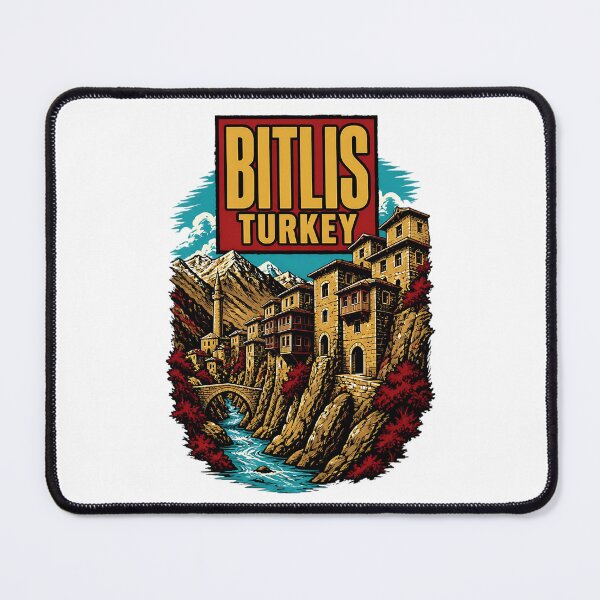 Item preview, Bitlis Turkey Vintage Travel Tourism designed and sold by TravelersGems.