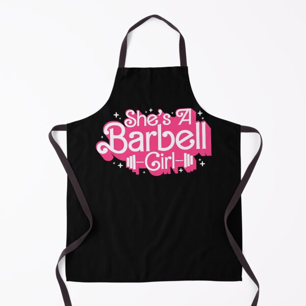 Item preview, She's A Barbell Girl Weightlifting Fitness designed and sold by Glow-Paw-Studio.