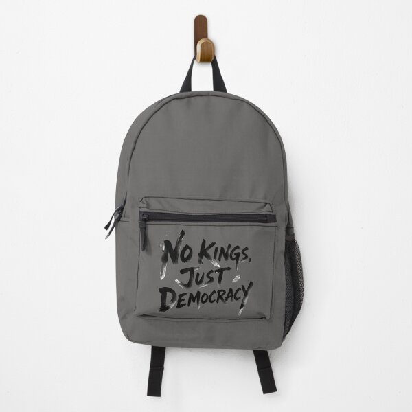 Item preview, No Kings, Just Democracy – Pro Democracy Political Protest Typography designed and sold by ManggaeJM.