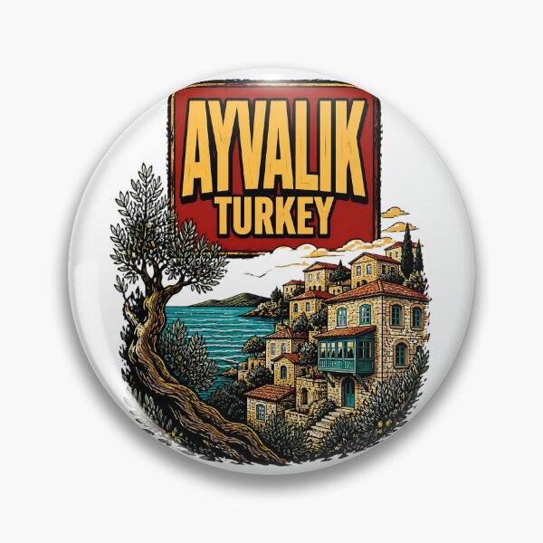 Item preview, Ayvalik Turkey Vintage Travel Tourism designed and sold by TravelersGems.
