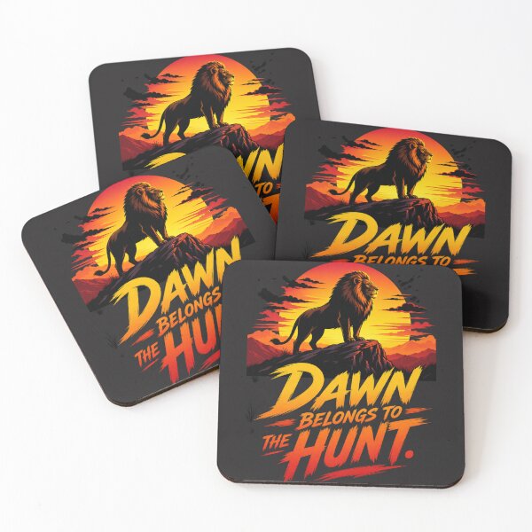 Item preview, Dawn Belongs To The Hunt Fitness Lion Sunrise Art designed and sold by Bennie Singh.