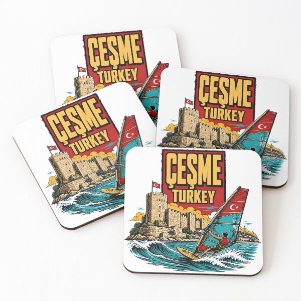 Item preview, Cesme Turkey Vintage Travel Tourism designed and sold by TravelersGems.