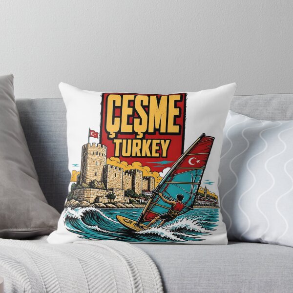 Item preview, Cesme Turkey Vintage Travel Tourism designed and sold by TravelersGems.