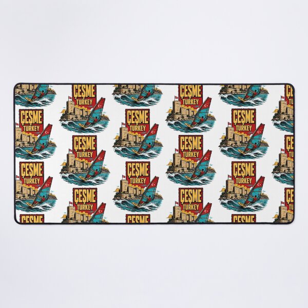 Item preview, Cesme Turkey Vintage Travel Tourism designed and sold by TravelersGems.