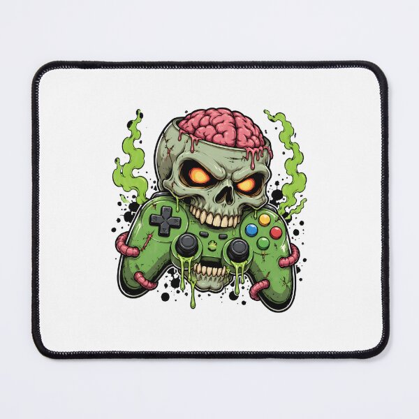 Item preview, Zombie Controller Skull Brain Gaming Apparel designed and sold by SoyLamderma.