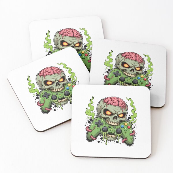 Item preview, Zombie Controller Skull Brain Gaming Apparel designed and sold by SoyLamderma.