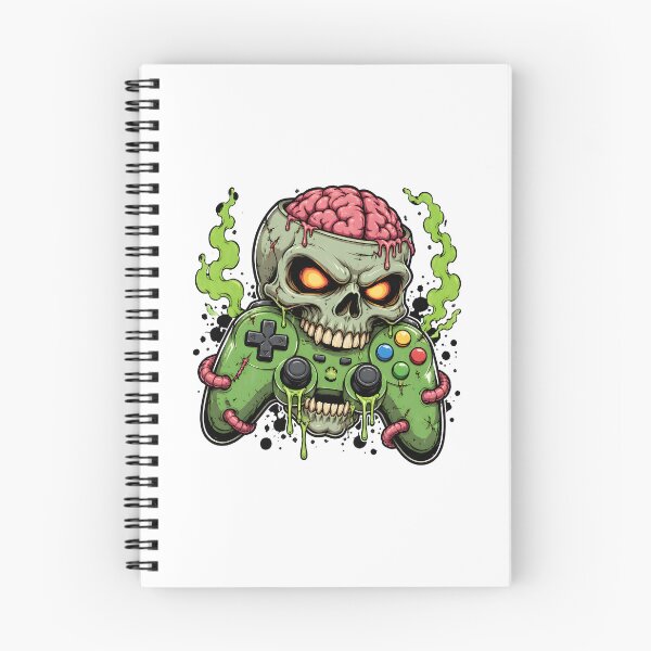 Item preview, Zombie Controller Skull Brain Gaming Apparel designed and sold by SoyLamderma.