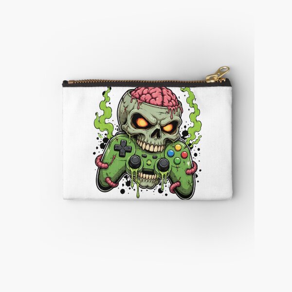 Item preview, Zombie Controller Skull Brain Gaming Apparel designed and sold by SoyLamderma.