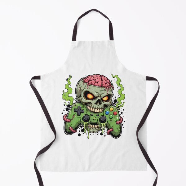 Item preview, Zombie Controller Skull Brain Gaming Apparel designed and sold by SoyLamderma.
