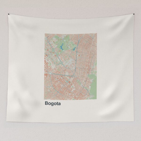 Item preview, Bogota Minimalistic Map Art designed and sold by MapsNerd.