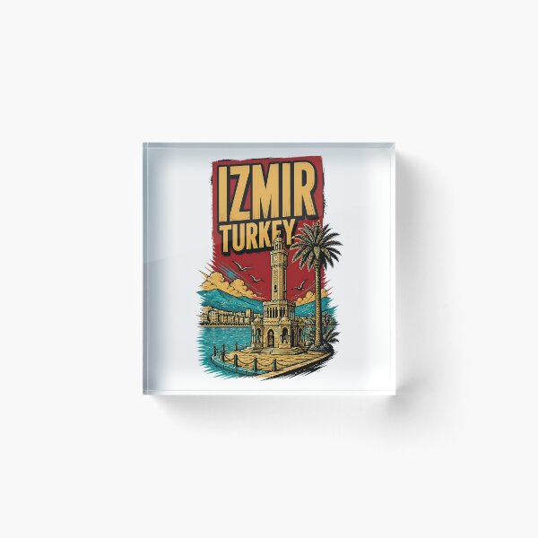 Item preview, Izmir Turkey Vintage Travel Tourism designed and sold by TravelersGems.