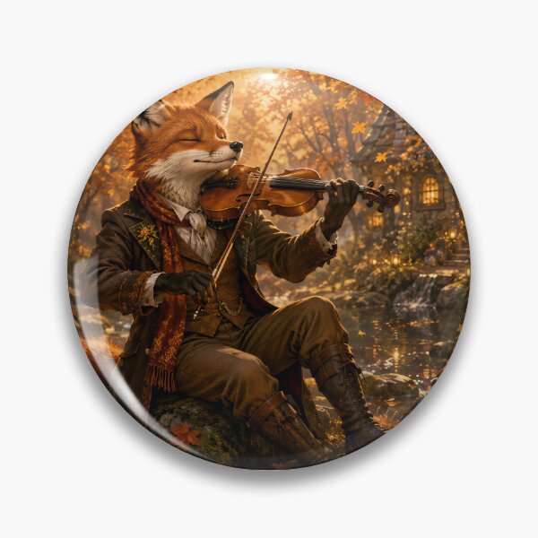 Item preview, The fox plays the violin. designed and sold by ArcaneVisionArt.