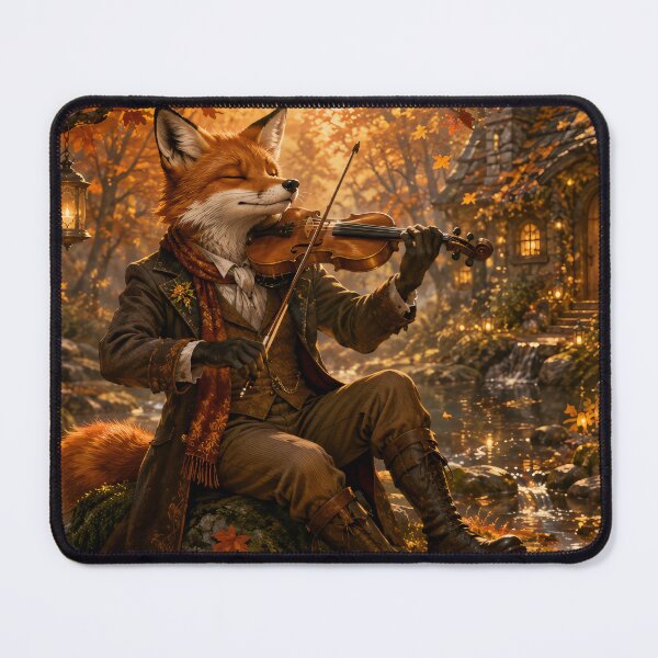 Item preview, The fox plays the violin. designed and sold by ArcaneVisionArt.