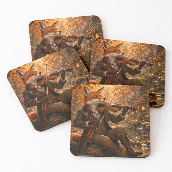 Item preview, The fox plays the violin. designed and sold by ArcaneVisionArt.