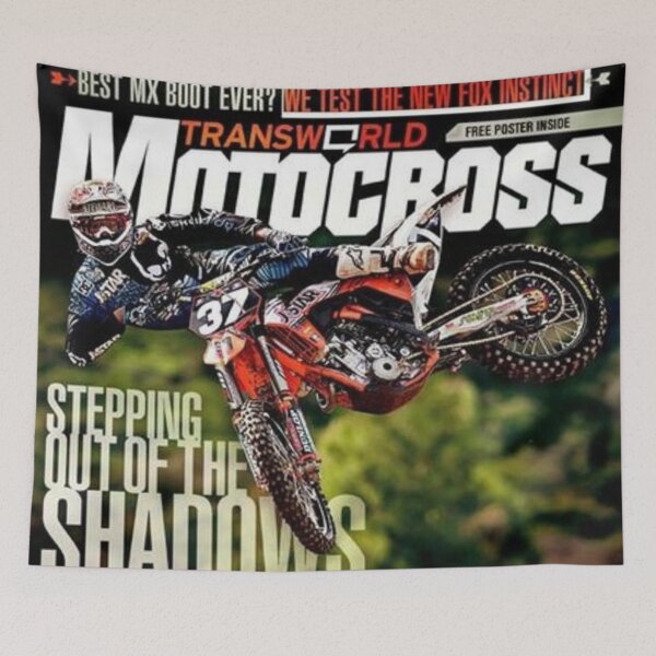 Item preview, Transworld Motocross Design Art Print Poster Wall Tee Vest  designed and sold by Cool Robot Bro..