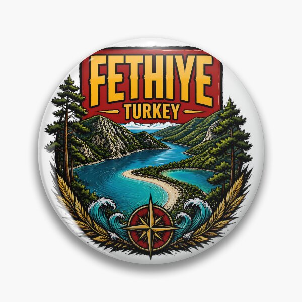 Item preview, Fethiye Turkey Vintage Travel Tourism designed and sold by TravelersGems.