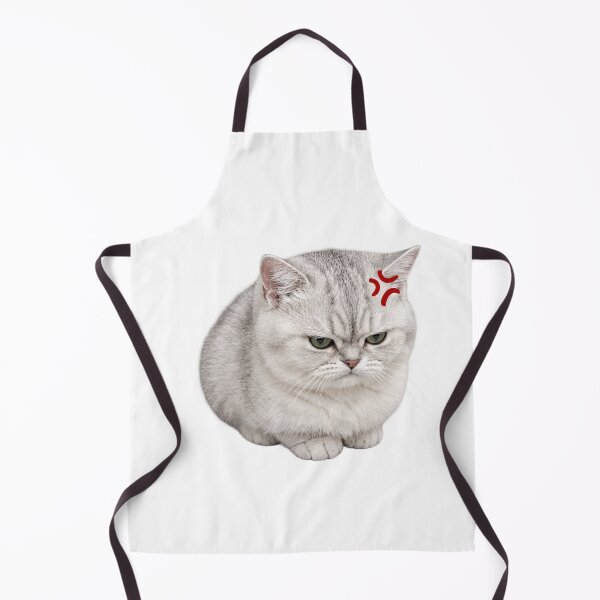 Item preview, Grumpy Silver British Shorthair Cat designed and sold by Fuzzy-Error.