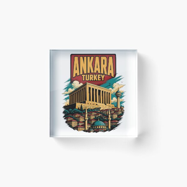 Item preview, Ankara Turkey Vintage Travel Tourism designed and sold by TravelersGems.