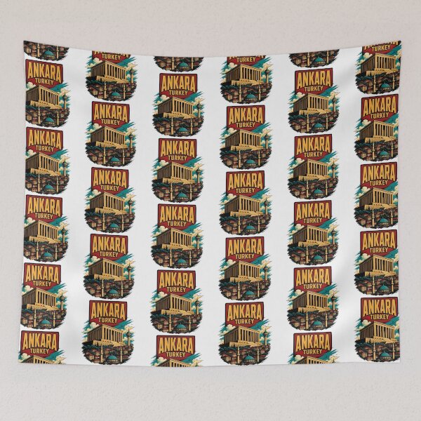 Item preview, Ankara Turkey Vintage Travel Tourism designed and sold by TravelersGems.