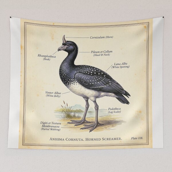 Item preview, Exotic Beautiful Birds - Horned Screamer #2 designed and sold by Helios Be. Lavsh.