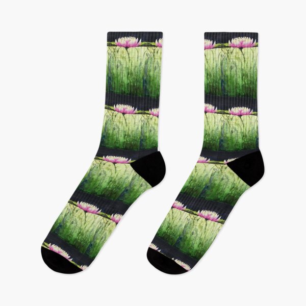 Item preview, Underwater Lily, original watercolor designed and sold by aswoa.