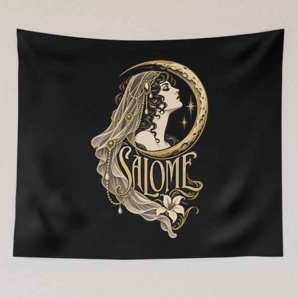 Item preview, Oscar Wilde Salome Veiled Beneath a Golden Moon designed and sold by Fenay Designs.