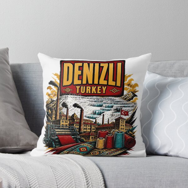 Item preview, Denizli Turkey Vintage Travel Tourism designed and sold by TravelersGems.