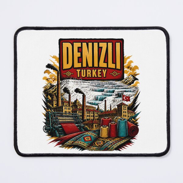 Item preview, Denizli Turkey Vintage Travel Tourism designed and sold by TravelersGems.