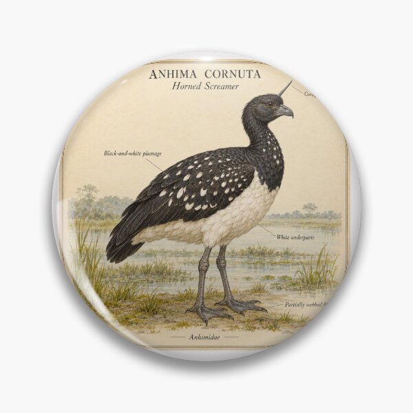 Item preview, Exotic Beautiful Birds - Horned Screamer #3 designed and sold by Helios Be. Lavsh.