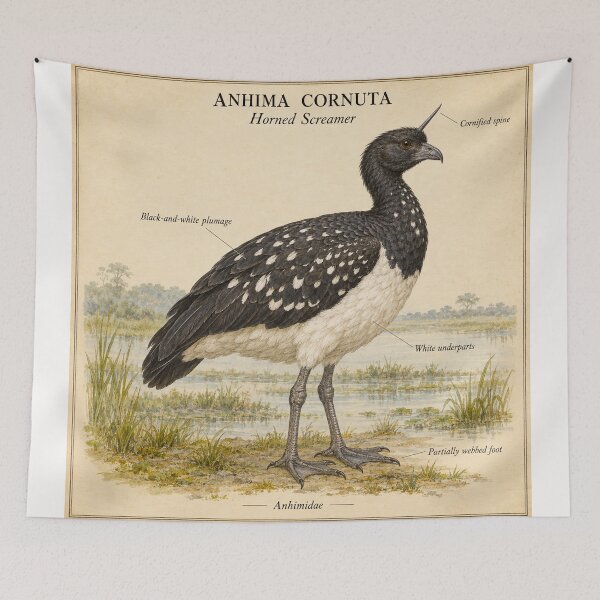 Item preview, Exotic Beautiful Birds - Horned Screamer #3 designed and sold by Helios Be. Lavsh.