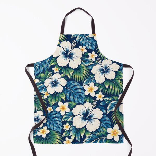 Item preview, Tropical Hibiscus Paradise – Navy Hawaiian Floral Pattern | +91BIRD designed and sold by Plus91BIRD.