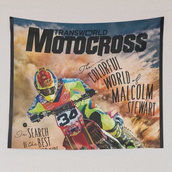 Item preview, Transworld Motocross Design Art Print Poster Wall Tee Vest  designed and sold by Cool Robot Bro..