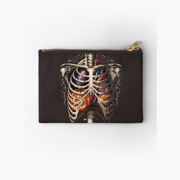Item preview, Gothic Anatomical Ribcage with Colorful Internal Organs designed and sold by Mousy17.
