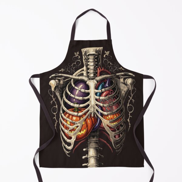Item preview, Gothic Anatomical Ribcage with Colorful Internal Organs designed and sold by Mousy17.
