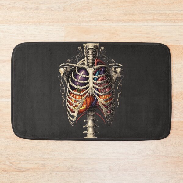 Item preview, Gothic Anatomical Ribcage with Colorful Internal Organs designed and sold by Mousy17.