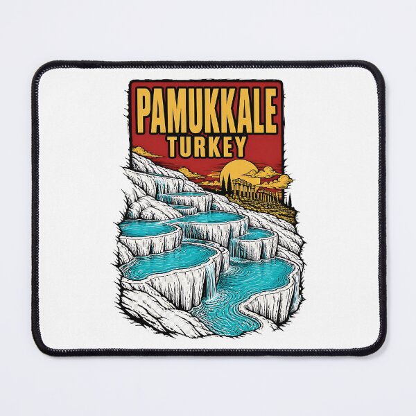 Item preview, Pamukkale Turkey Vintage Travel Tourism designed and sold by TravelersGems.